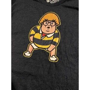Tommy Boy Chris Farley Funny Movie Gray T-Shirt LARGE Callahan Spade SNL Chive